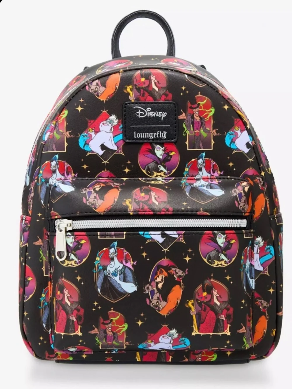 Loungefly Disney Villains Portrait Stars Mini Backpack NWT